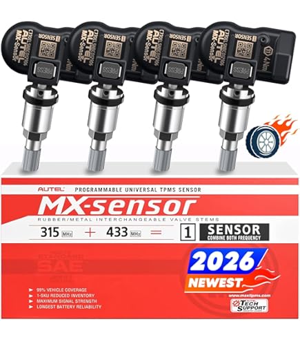 Amazon.com: Autel TPMS Sensor Set of 4, MX-Sensor 2in 1 315MHz +
